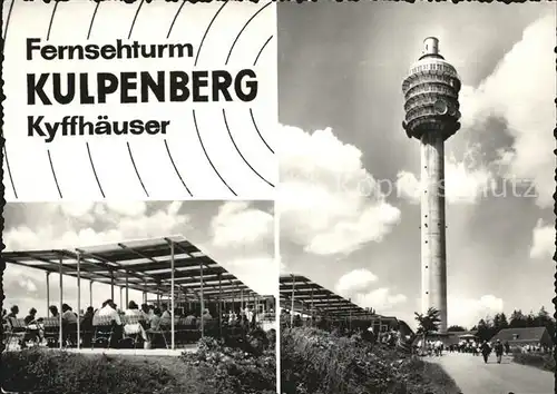 Kyffhaeuser Fernsehturm Kulpenberg Terrassen Gaststaette  Kat. Bad Frankenhausen