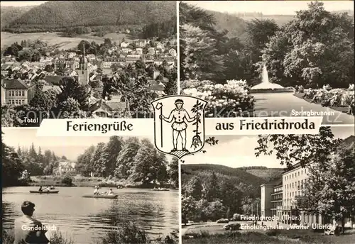 Friedrichroda Springbrunnen Erholungsheim Walter Ulbricht  Kat. Friedrichroda