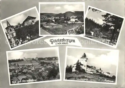 Finsterbergen Kurhaus Hotel zur Linde  Kat. Finsterbergen Thueringer Wald