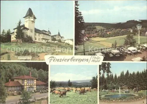 Finsterbergen Kurhaus Steigermuehle Rennsteig Konzertplatz  Kat. Finsterbergen Thueringer Wald