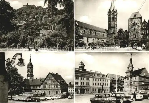 Eisenach Thueringen Nikolaikirche Tor Markt Rathaus Lutherhaus  Kat. Eisenach