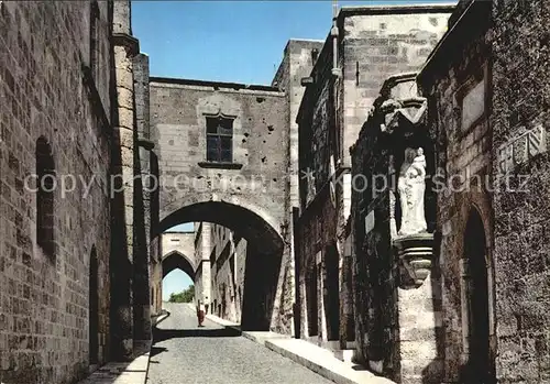 Rhodos Rhodes aegaeis Rittergasse  Kat. 