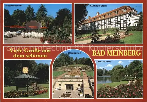 Bad Meinberg Musikmuschel Kurhaus Stern Berggarten  Kat. Horn Bad Meinberg