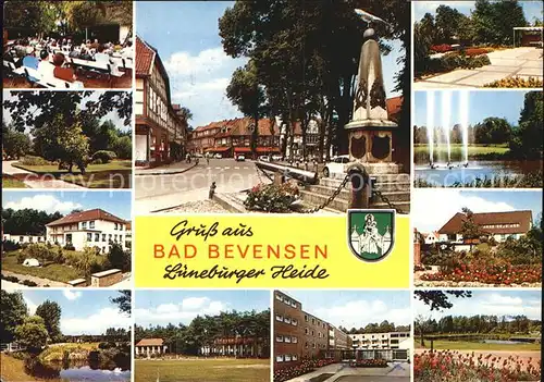 Bad Bevensen Kuranlagen Teilansichten Denkmal Fontaene Park Kat. Bad Bevensen
