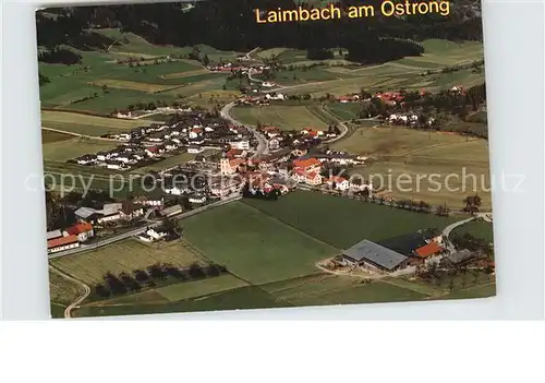 Laimbach Muenichreith Sommerfrische Erholungsort am Grossen Peilstein Fliegeraufnahme Kat. Muenichreith Laimbach