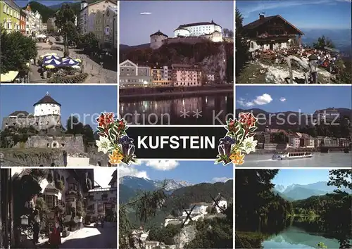 Kufstein Tirol Schloss Faehre  Kat. Kufstein