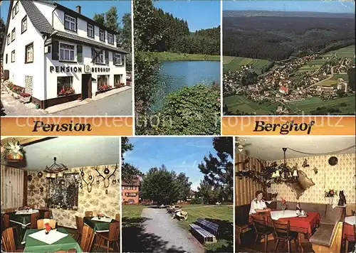 Luetzenhardt Pension Berghof Schwarzwald See Kat. Waldachtal