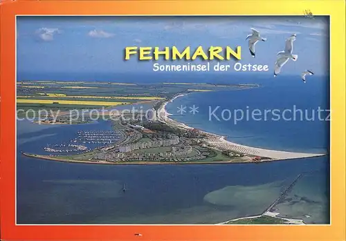 Insel Fehmarn Sonneninsel der Ostsee Fliegeraufnahme Kat. Fehmarn