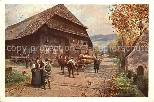 Hoellental Schwarzwald Gasthaus zum Himmelreich Kat. Buchenbach