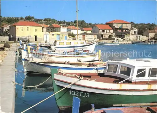 Jezera Kroatien Hafen Boot  Kat. Kroatien