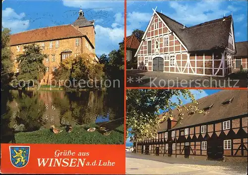 Winsen Luhe Schloss Fachwerkhaeuser Kat. Winsen (Luhe)