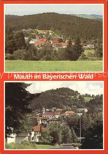 Mauth Panorama Teilansicht Kat. Mauth