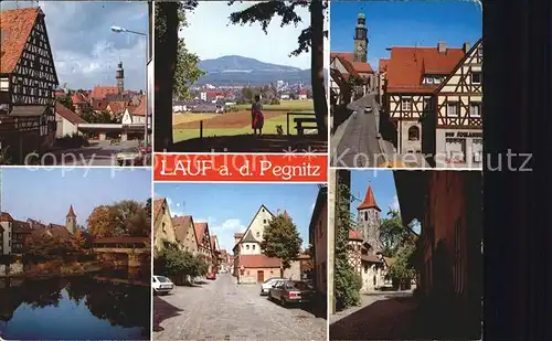 Lauf Pegnitz Hermannstr Pregnitzpartie Kunigundenberg Spitalstr Johannisstr Glockengiesser Spital Kat. Lauf (Pegnitz)