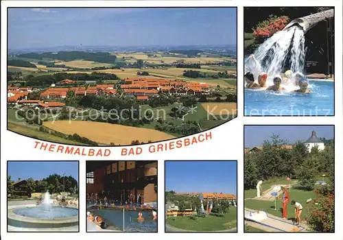 Bad Griesbach Rottal Fliegeraufnahme Dreiquellenbad Details Minigolf Kat. Bad Griesbach i.Rottal