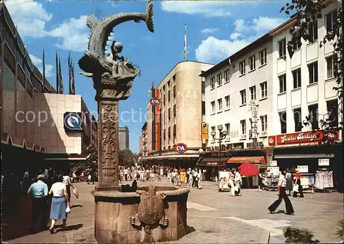 Duisburg Ruhr Muenzstrasse Brunnen Kat. Duisburg