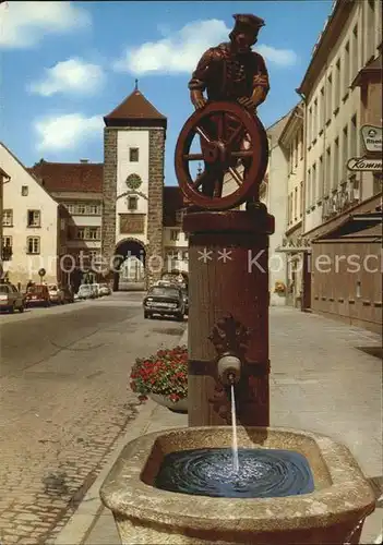 Villingen Schwenningen Rademacher Brunnen Stadttor Kat. Villingen Schwenningen