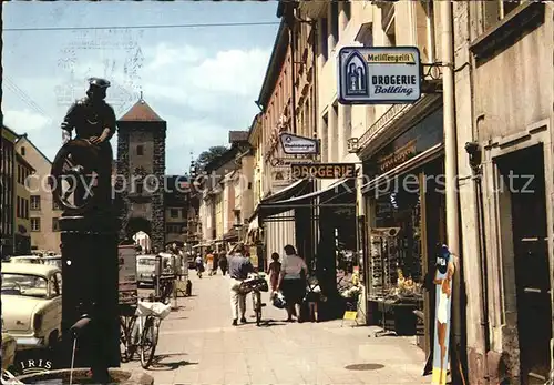 Villingen Schwenningen Rademacherbrunnen Hauptstr Stadttor Kat. Villingen Schwenningen