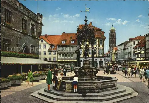 Goettingen Niedersachsen Gaenselieselbrunnen am Rathaus Kat. Goettingen