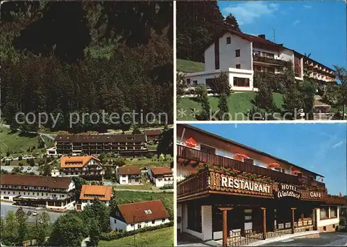 Tonbach Hotel Waldlust Teilansicht Kat. Baiersbronn