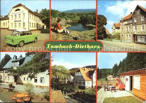 Tambach Dietharz Ho Gaststaette Waldbaude Schmalwassergrund Waldhaus Kat. Tambach Dietharz