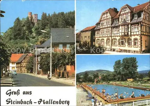 Steinbach Hallenberg Schwimmbad  Kat. Steinbach Hallenberg