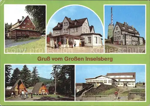 Inselsberg Schmalkalden Haus am Reitstein HO Gaststaette Stadt Gotha  Kat. Schmalkalden