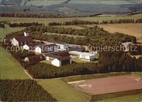 Vossenack Franziskus Gymnasium Fliegeraufnahme Kat. Huertgenwald