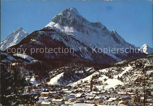 Mittenwald Bayern Wettersteingebirge Kat. Mittenwald