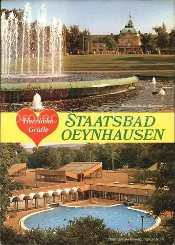 Bad Oeynhausen Spielcasino im Kurpark Thermalsole im Bewegungszentrum  Kat. Bad Oeynhausen