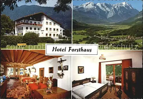 Oberau Berchtesgaden Hotel Forsthaus Panorama Doppelzimmer Kat. Berchtesgaden