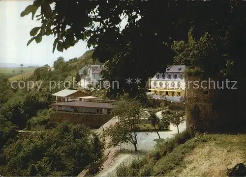 Dhaun Historische Gaststaette mit Wappensaal Hotel zur Burg Kat. Hochstetten Dhaun