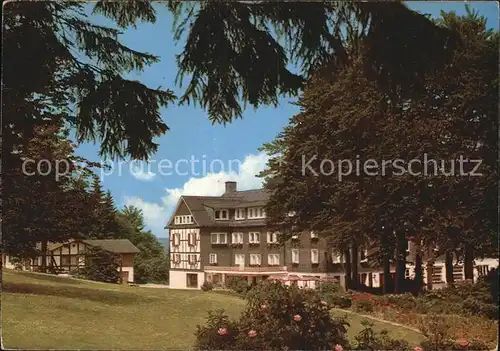 Fleckenberg Hotel Pension Jagdhaus Wiese Kat. Schmallenberg