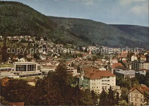 Bad Wildbad Blick ueber den Kurort im Schwarzwald Kat. Bad Wildbad