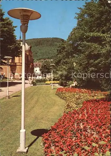 Bad Wildbad Eingang zu den Kuranlagen Thermalbad Kurort im Schwarzwald Kat. Bad Wildbad