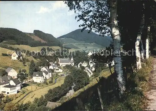 Westfeld Sauerland Ansich vom Waldrand aus Kat. Schmallenberg