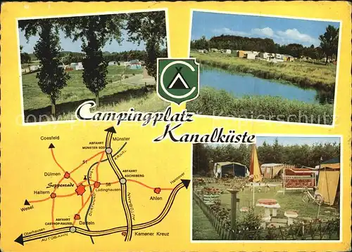 Seppenrade Campingplatz Kanalkueste Kat. Luedinghausen