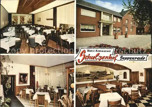 Seppenrade Hotel Restaurant Schulenhof Bergdorf im Muensterland Landes und Bundessieger im Wettbewerb Unser Dorf soll schoener werden Kat. Luedinghausen