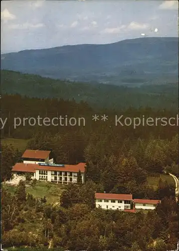 Hochreuth Hotel Tannenhof Fliegeraufnahme Kat. Spiegelau
