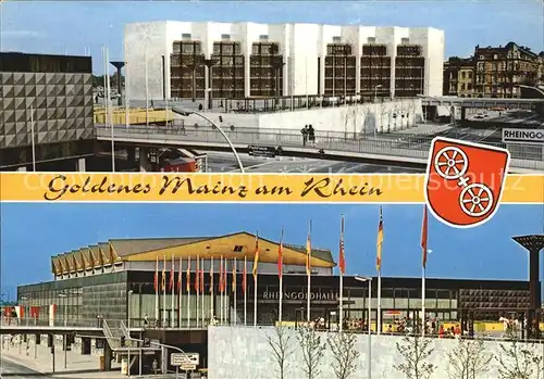 Mainz Rhein Rheingoldhalle Rathaus