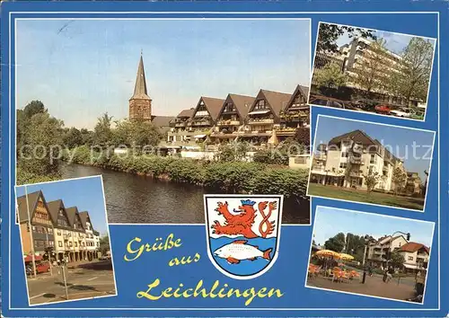 Leichlingen Rheinland Teilansichten Kat. Leichlingen (Rheinland)