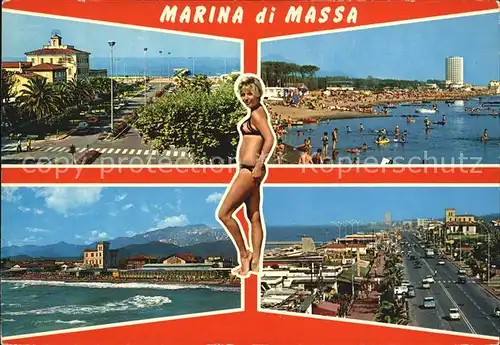Marina di Massa Strand  Kat. Massa