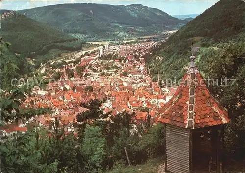 Urach Schwarzwald Blick von der Michelskappel Kat. Voehrenbach