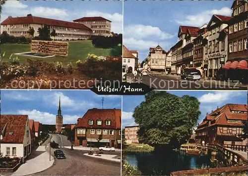 Uelzen Lueneburger Heide Kreishaus Gudesstrasse Sternplatz Sank Johanniskirche  Kat. Uelzen