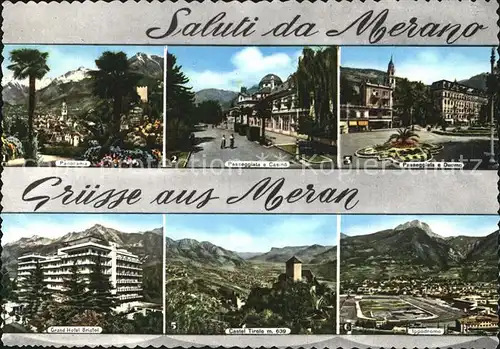 Meran Merano Passeggiata Casino Duomo Grand Hotel Bristol Castel Tirolo Ippodromo