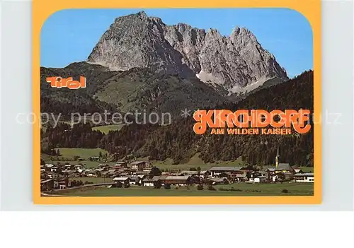 Kirchdorf Tirol Sommerfrische Kaisergebirge Kat. Kirchdorf in Tirol Wilder Kaiser