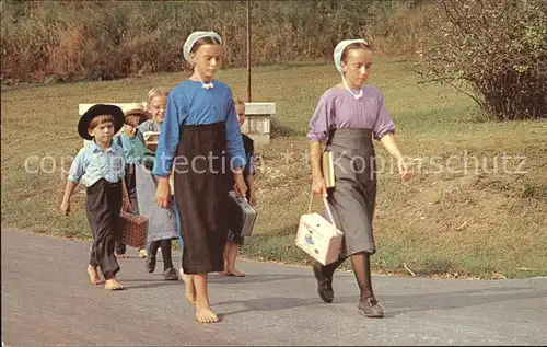 Pennsylvania Turnpike Dutch Country Amish Children Kat. United States