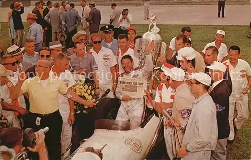 Indianapolis 500 Mile Race Rodger Ward in 1956 Victory Lane Kat. Indianapolis