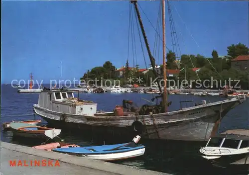 Malinska Krk Hafenpartie