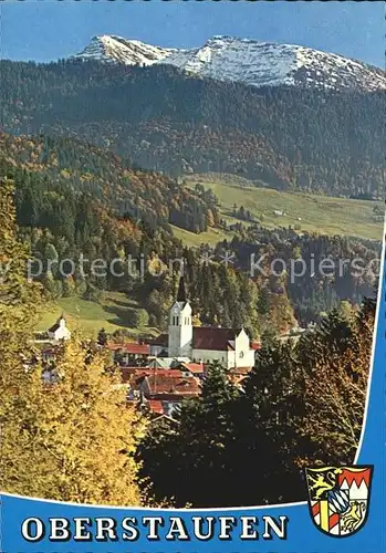 Oberstaufen mit Rindalphorn Kat. Oberstaufen