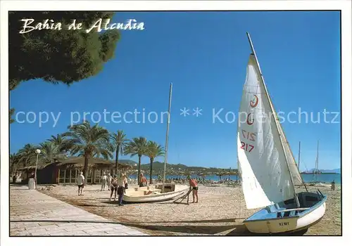 Bahia de Alcudia Strand Boote